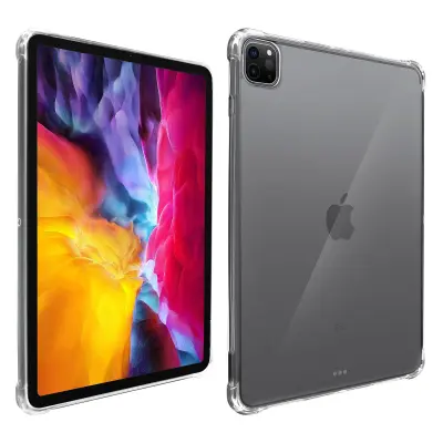 Silikonski ovitek, odporen na udarce - prozoren za iPad Pro 11 2022, 2021, 2020, 2018 in iPad Air 2022, 2020
