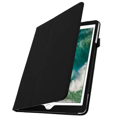 Ovitek, preklopna torbica s podporo za popolno zašcito str. Apple iPad 5 / iPad 6 / iPad Air - crn