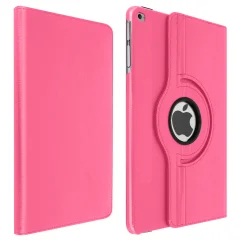 Preklopna torbica za iPad Mini 4/5, 360° vrtljivo stojalo, pokoncno/ležece - roza