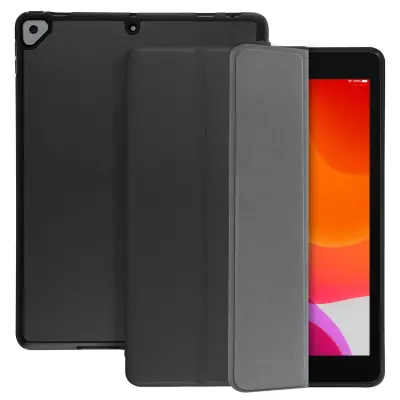 Zašcitna torbica s stojalom za iPad 9 2021, iPad 8 2020 in iPad 7 2019, izjemno tanka - ogljeno siva