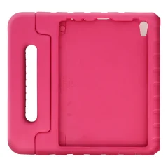 Okolju prijazna torbica za iPad Air 4 2020 in Air 5 2022, odporna na udarce s podpornim rocajem, posebnost za otroke - roza