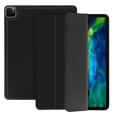 Torbica s preklopom za vec položajev, ultra tanka - crna za iPad Pro 11 2022, 2021, 2020, 2018 in iPad Air 2022, 2020
