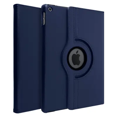 Preklopno stojalo za iPad 9 2021, iPad 8 2020 in iPad 7 2019, 360° vrtljivo, pokoncno/ležece - polnocno modra