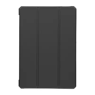Xiaomi Pad 5 in Pad 5 Pro Case Magnetic Flip and Anti-Shock Cut Edges - prozorna hrbtna stran, crna
