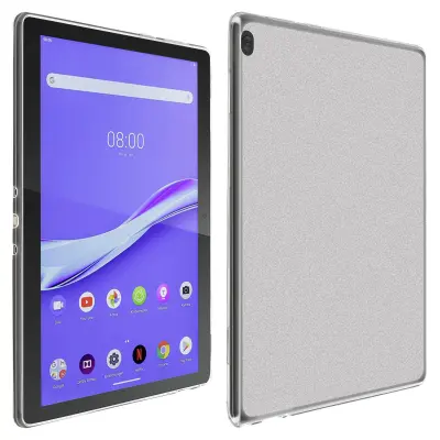 Lenovo Smart Tab M10 10.1 silikonski gel ovitek, tanek in trpežen - ledeno bel