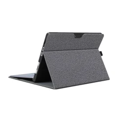 Torbica Microsoft Surface Pro 8 Folio s stojalom, ultra tanka zašcita s zakljuckom iz blaga - siva