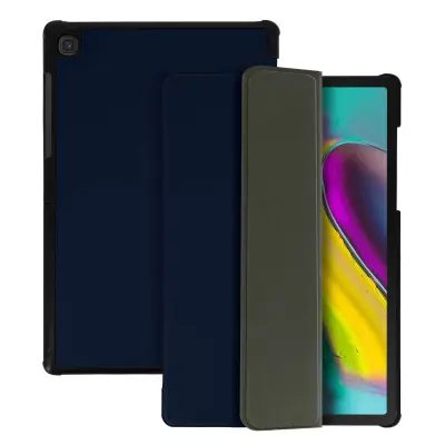 Zašcitna torbica s funkcijo stojala, ultra tanka - temno modra str. Samsung Galaxy Tab S5e
