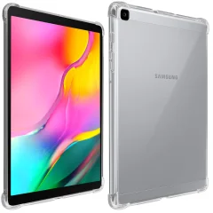Ovitek iz mehkega silikona za Samsung Galaxy Tab A 10.1 2019 z ojacanimi vogali, odporen proti udarcem - prozoren