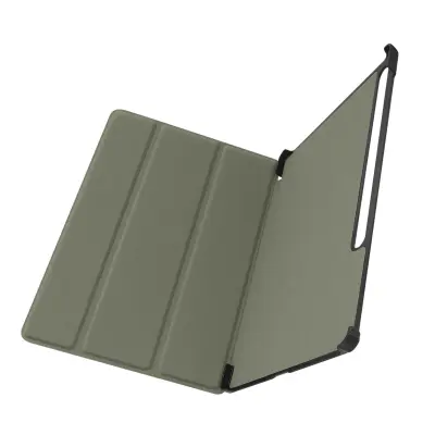 Ovitek za Samsung Galaxy Tab S7 FE, pametni preklop in stojalo za video / tipkovnico - crn