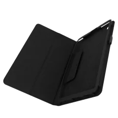 Ovitek za Samsung Galaxy Tab A7 Lite s funkcijo stojala za video in držalom za pisalo - crn