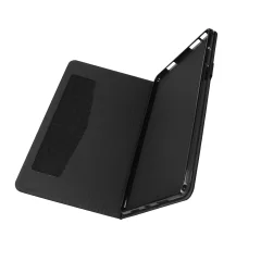 Ovitek za Huawei MatePad 11, blago, držalo za kartice in funkcija za podporo videa - crna