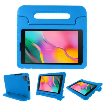Etui, odporen proti udarcem, s podpornim rocajem za otroke - moder str. Samsung Galaxy Tab A 8.0 2019
