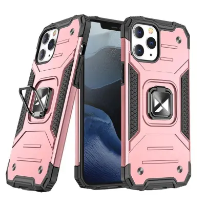 Etui ovitek robusten Ring Armor za iPhone 13 Pro Max roza