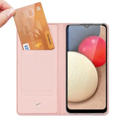 Etui ovitek Skin Pro Bookcase za Samsung Galaxy A02s EU roza