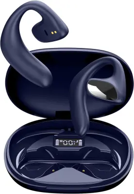 Izjemno dolga življenjska doba baterije in visokozmogljiva brezžična Bluetooth kostna prevodnost Slušalka Bluetooth se ne prilega v uho (1 kos)