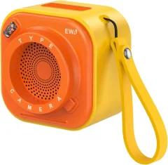 Retro kamera, mini prenosna vtičnica, zunanji nizkotonec, majhen zvočnik