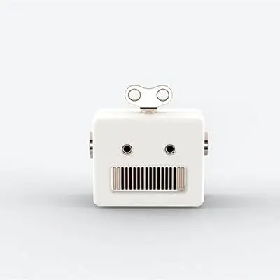 Zvočnik Prenosni retro zvočnik v obliki robota Risani mini zunanji zvočnik
