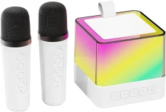 Bel mini karaoke aparat za otroke odrasle, prenosni bluetooth zvočnik