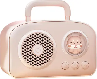 Retro Bluetooth zvočnik, kawaii prenosni domači zvočnik