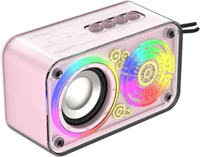 Retro bluetooth zvočnik, mali bluetooth zvočnik z nočno lučko