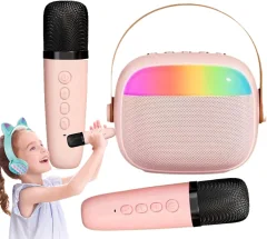 Mini karaoke aparat za otroke in odrasle, prenosni karaoke aparat, bluetooth zvočnik