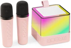 Bel mini karaoke aparat za otroke odrasle, prenosni bluetooth zvočnik
