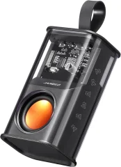 Prenosni bluetooth zvočnik, mini prozoren brezžični zvočnik z RGB lučko