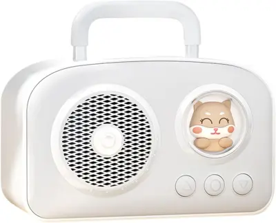 Retro Bluetooth zvočnik, kawaii prenosni domači zvočnik