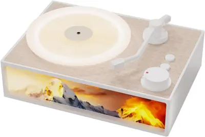 Retro Bluetooth zvočnik Retro prenosni brezžični zvočnik v slogu predvajalnika vinilnih plošč