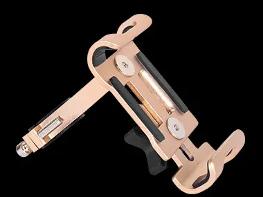 Kovinski nosilec za motorno kolo, mobilni telefon Nosilec iz aluminijeve zlitine proti zdrsu GPS sponka Univerzalni nosilec za mobilni telefon za kolo