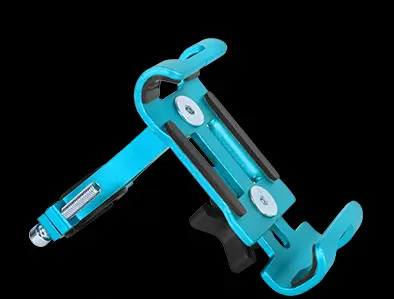 Kovinski nosilec za motorno kolo, mobilni telefon Nosilec iz aluminijeve zlitine proti zdrsu GPS sponka Univerzalni nosilec za mobilni telefon za kolo