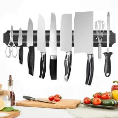 Magnetno rezilo noža (15 palcev), magnetni trak za shranjevanje nožev, držalo za nože, rezilo noža, držalo za kuhinjsko orodje