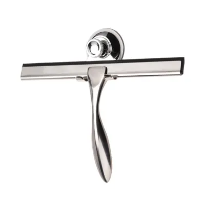 Strgalo za okna, brisalec tuš kabine iz nerjavečega jekla, z močnim sesalnim kavljem