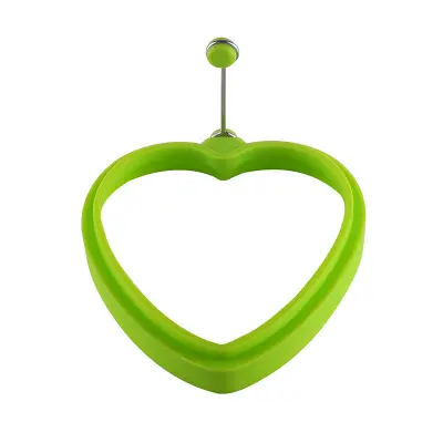 Kalup za ocvrta jajca, ponev, jajčni obroč, silikonski kalup za palačinke, ocvrta jajca, kalup za ocvrta jajca (rdeče srce)