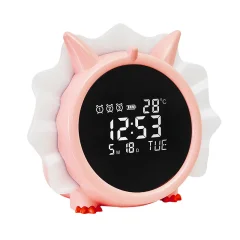LED ura z dinozavrom, elektronska ura, majhna budilka, študentska posebna darilna ura, elektronska budilka ob postelji, svetleča budilka