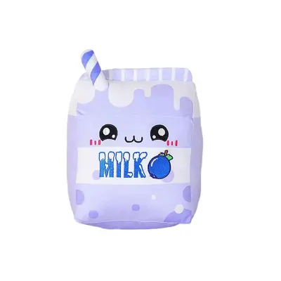 Plišasta igrača Purple Blueberry Milk Prikupna plišasta igrača za domačo blazino