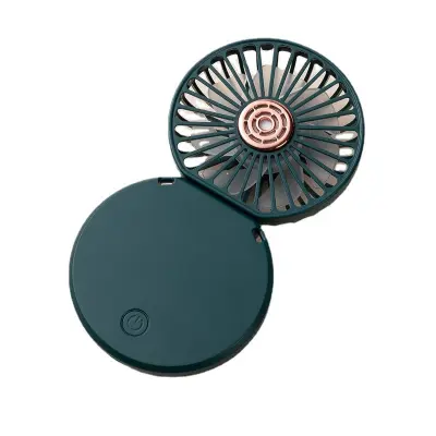 Ročni ventilator, prenosni ovratni ventilator, zložljiv ventilator, ventilator za ponovno polnjenje Cute Design Fan Fan Dekleta Ženske Moški