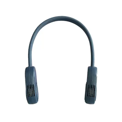 Vratni ventilator za polnjenje USB prenosni zunanji športni ventilator brez rezil