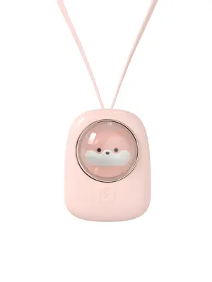Ljubka vesoljska kapsula za hišne ljubljenčke, viseči ventilator na vratu, ročni mini usb za polnjenje, študent na prostem, majhen ventilator na vratu