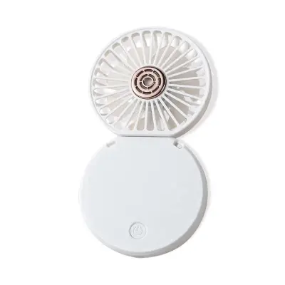 Ročni ventilator, prenosni ovratni ventilator, zložljiv ventilator, ventilator za ponovno polnjenje Cute Design Fan Fan Dekleta Ženske Moški