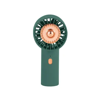 Majhen ročni ventilator, mini žepni ročni ventilator na baterije, prenosni osebni potovalni ventilator za polnjenje USB (3 hitrosti), električni namiz