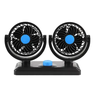 Avtomobilski ventilator 12v avtomobilski dvoglavi ventilator poletni USB električni ventilator avtomobilski prenosni tovornjak mini