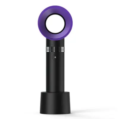 Ročni ventilator brez listov USB majhen ventilator ustvarjalni mini prenosni majhen ventilator za ponovno polnjenje