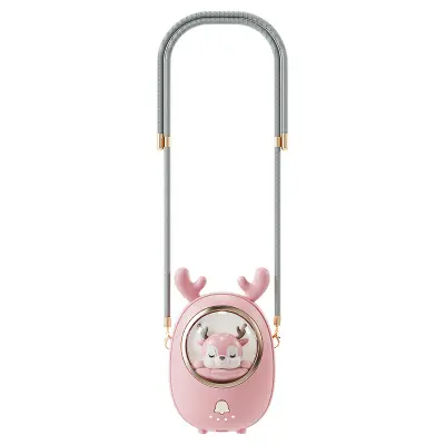 Ventilator za vrat, prenosni ventilator za ponovno polnjenje, LED nočna lučka