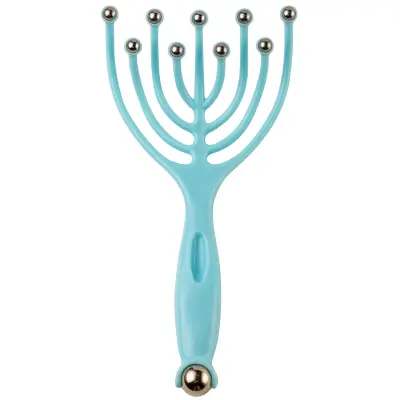 9 Claws Massager Acupoint Head Rolling Steel Ball Massager Tools
