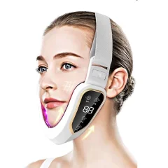 Naprava za dviganje obraza Led Photon Therapy Vibracijski masažni aparat za hujšanje obraza Dvojna brada Dviganje ličnic v obliki črke V