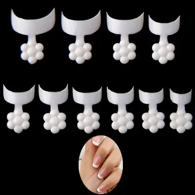 500 Kosov Francoski Kratek Slog Akrilne Lažne Nail Art Nasveti Prst Nalepke Podaljšek