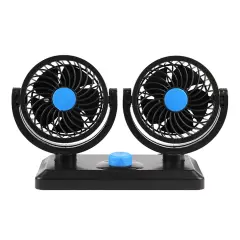 Avtomobilski ventilator 12v avtomobilski dvoglavi ventilator poletni USB električni ventilator avtomobilski prenosni tovornjak mini