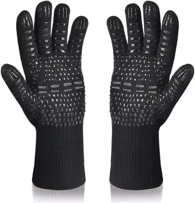 Rokavice za žar Rokavice za pečico, odporne na vročino do 800 C Kuharske rokavice