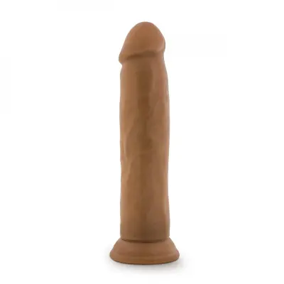 Dildo Dr. Skin, 24 cm, svetlo rjav